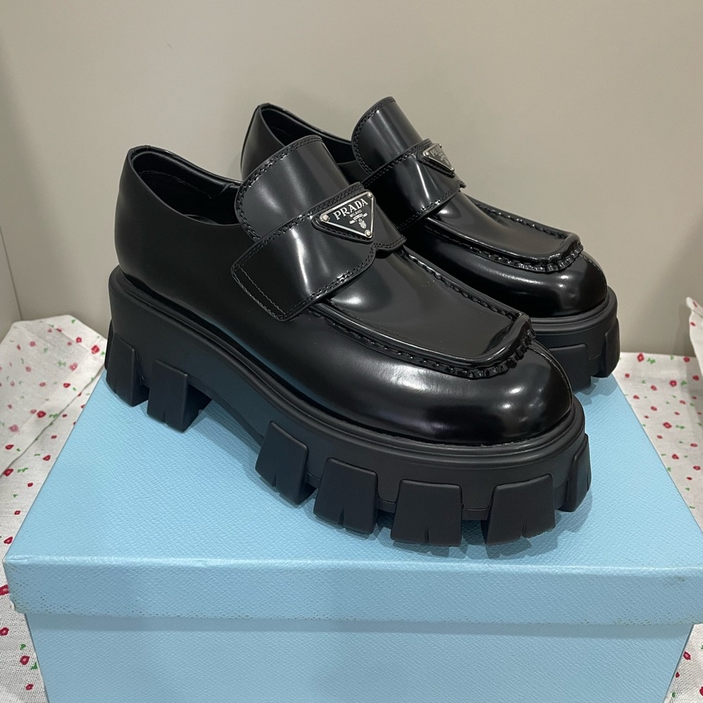 Prada Women's Black Loafers